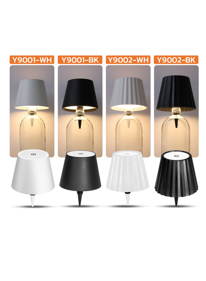 MODI LED Wine Bottle Stopper White Lamp – 3 Color Bottle Light, 3W USB Rechargeable Lamp with Touch Sensor – White Night Light for Home & Party Decor - Image 5